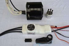 Motorrad / Jet-Antrieb / Boots Motor 25 KW, mit Regler und Sender und Empfänger