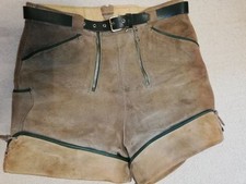 tolle alte Pfadilederhose Oktoberfest kurze Lederhose