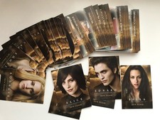 Twilight New Moon Bella swan Edward Cullen Sammelkarten Groß Es fehlen 10 Karten