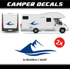 Camper aufkleber bergen - aufkleber,