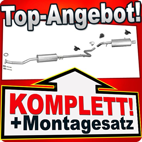 Auspuff für citroen 6 - auspuff, 1.6