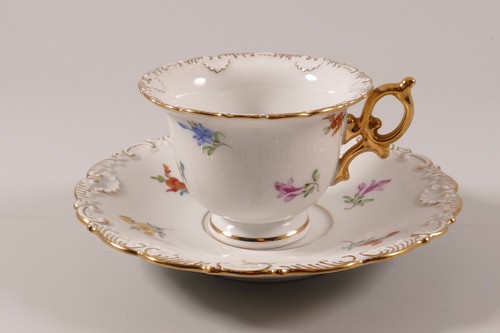 Meissen prunk moccatasse - meissen,