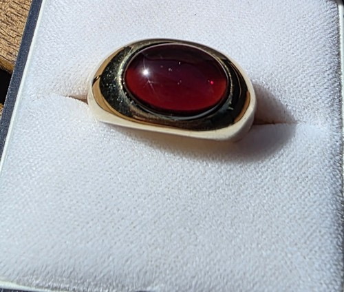 Bandring mit granat - mit, cabochon