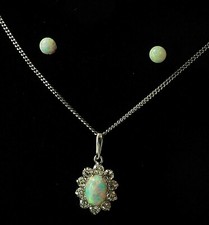 585 Weissgold SET 14 Karat