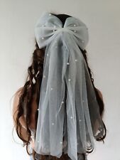 Brautschleier mit kamm Bogen Schleier Perlen Weiß Braut Schleier Hochzeit