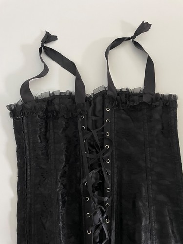 Corsage korsage schwarz spitze - korsage,
