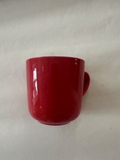 Dibbern Solid Color Kaffeebecher Henkelbecher  in rot 