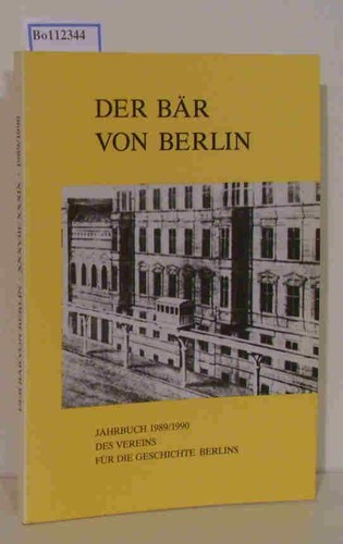 Der bär von berlin - von, jahrbuch