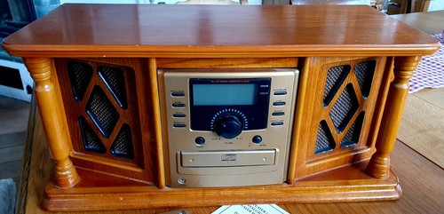 Nostalgische stereoanlage holz - nostalgische,