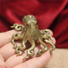 Messing Metall Octopus Statue