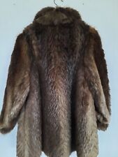 Biber Pelzmantel