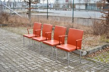 Walter Knoll Stuhl Jason Lite 1910  4x Stuhl  cognac  Leder Neupreis 5340 EUR