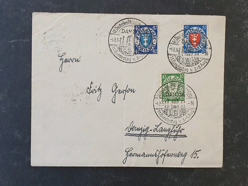 Danzig brief mit sonderstempel - brief,