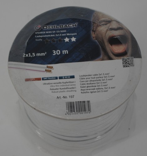 Oehlbach speaker wire 15 - oehlbach,