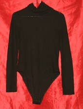 Damen langarm Body schwarz