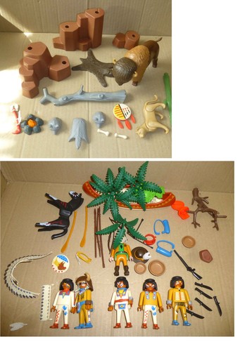 Playmobil indianer - playmobil, bison)