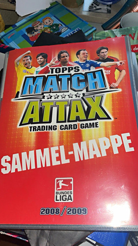 Topps match attax - match, sammel-mappe