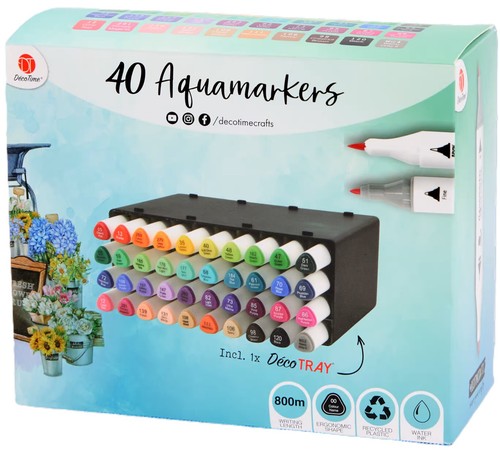 Aquamarker 40er set aquarell - 40er,