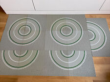 Lego 2359p01 Strassenplatten 14xEinmündung grau grün 32x32 Gebrauchter Zustand