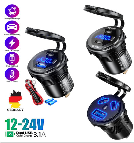 Usb steckdose 3 0 - pd, qc
