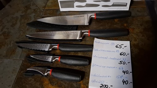 Tupperware messer set - messer,