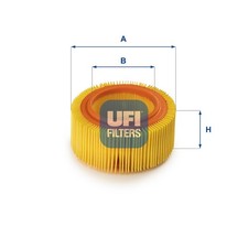 UFI Luftfilter 30.880.00 Filtereinsatz für VESPACAR TM PIAGGIO MP APE