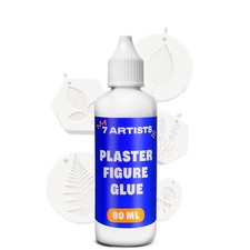 7 Artists 80 ml Gipskleber – Kleber für Gipsfiguren, Ton & Bastelreparatur