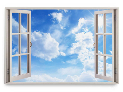 120x80cm wandbild fensterbild - 120x80cm,