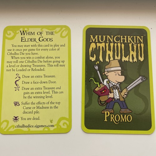 Munchkin cthulhu promo karte - munchkin,