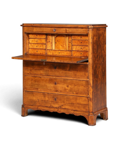 Biedermeier sekretär vertiko - sekretär,