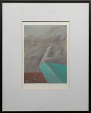 Ölbild Karl Fettweis Schleswig-Holstein Code 1 Komposition 1991