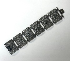 Schweres Armband  - Silber 925 - floral - Meistermarke BAS  (464)