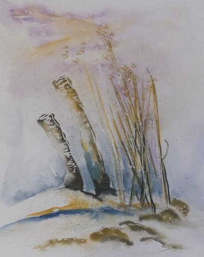 Aquarell original signiert - aquarell,, original,