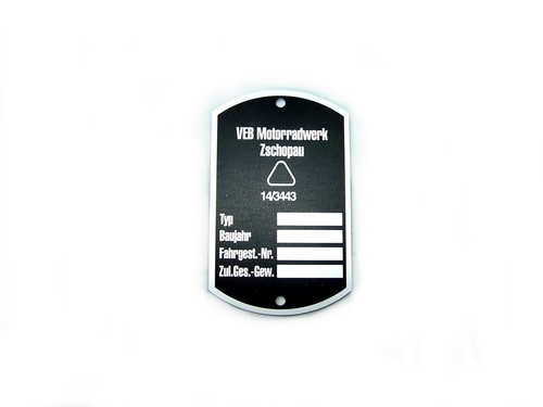 Typenschild 350 ifa - 350,,