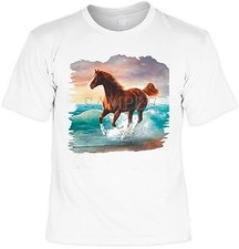 Pferde Motiv T-Shirt - Andalusia - Araber - Friese - Pferderassen T-Shirt Motiv