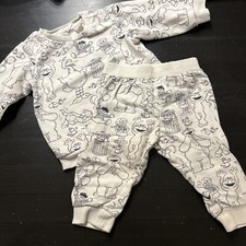 H&M Jogginganzug 74 Sesamstraße Hose Pullover