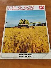 Claas Mercator 60 50 DEFEKT Mähdrescher traktor prospekt tractor brochure 31