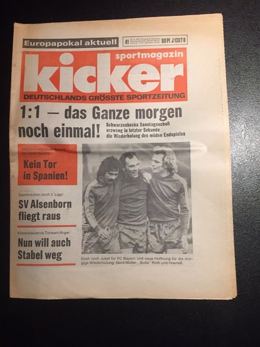 Zeitung kicker 74 - zeitung, 16.05.74