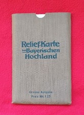 Relief - Karte vom  bayrischen