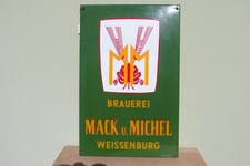 orig. altes Emailschild -