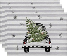 4er Set Platzset Weihnachten