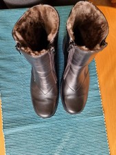 neue schwarze gefütterte