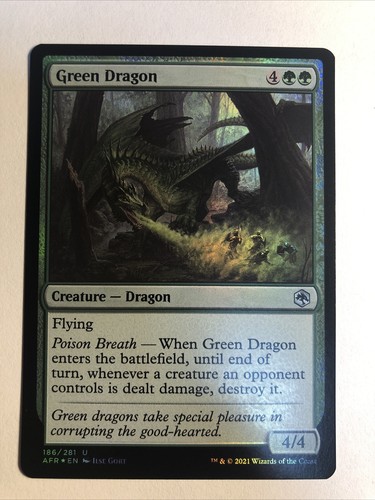 Forgotten realms green - 1x, d&d