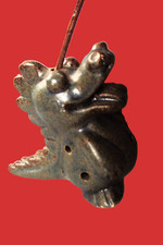 vintage KERAMIK FIGUR DUFTSPENDER DRACHE DINO super schön