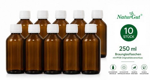 250 ml braunglasflaschen - ml,