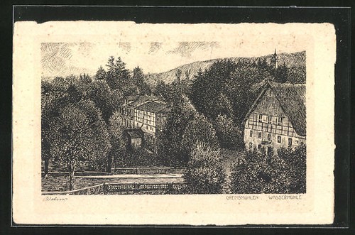 Künstler gremsmühlen - künstler-ak,