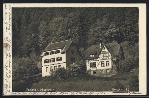 Ansichtskarte ernstmühl - ansichtskarte,