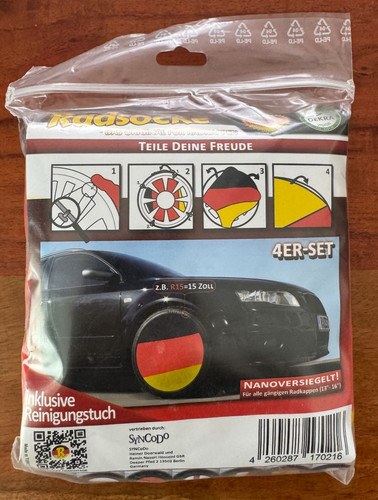 Radsocke deutschland 4er - radsocke, set