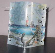 1 Deko Windlicht Leuchtturm