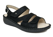 Finn Comfort PRAIA astor black schwarz Leder Sandalen Mellow Super-Soft